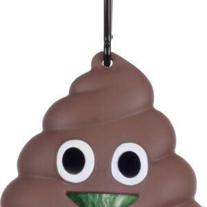 Dispensador de bolsads de excrementos Droppie Marrón