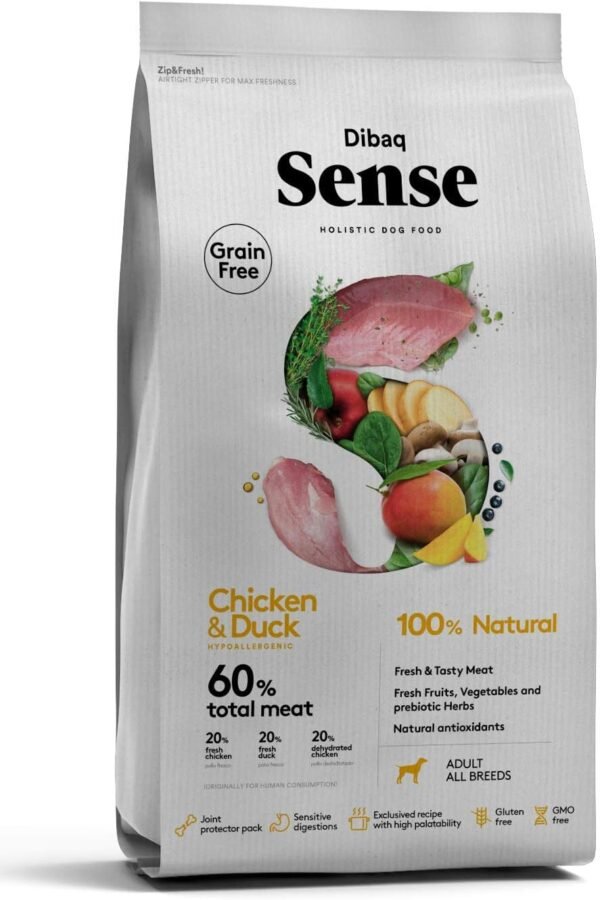 SENSE GRAIN FREE ADULT POLLO & PATO 2KG
