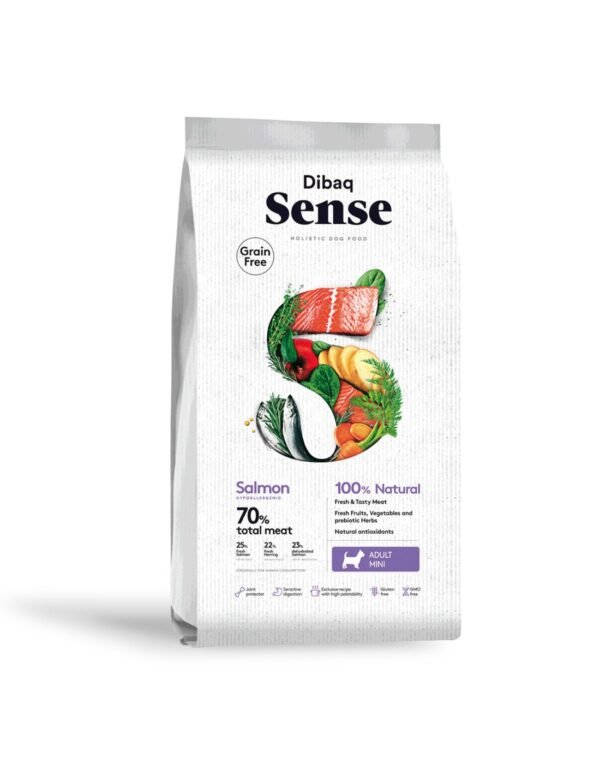 SENSE GRAIN FREE ADULT SALMÓN MINI 2KG