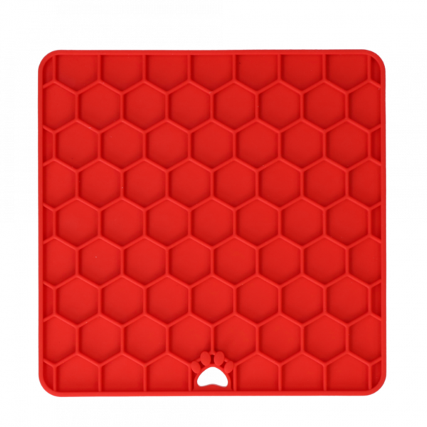 EAT SLOW LICK MAT ROJA