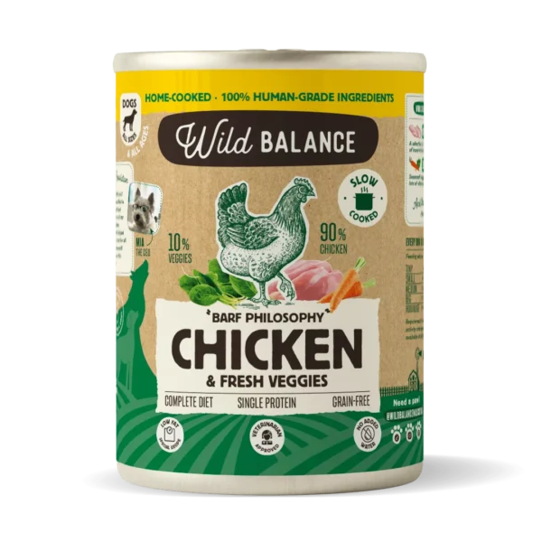 LATA WILD BALANCE POLLO 400 GR